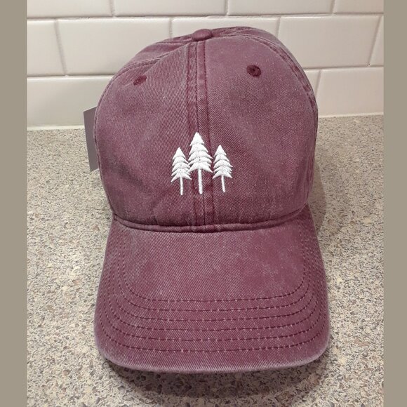 Montana Scene Other - Three Tree Dad Hat - Red (NWT)